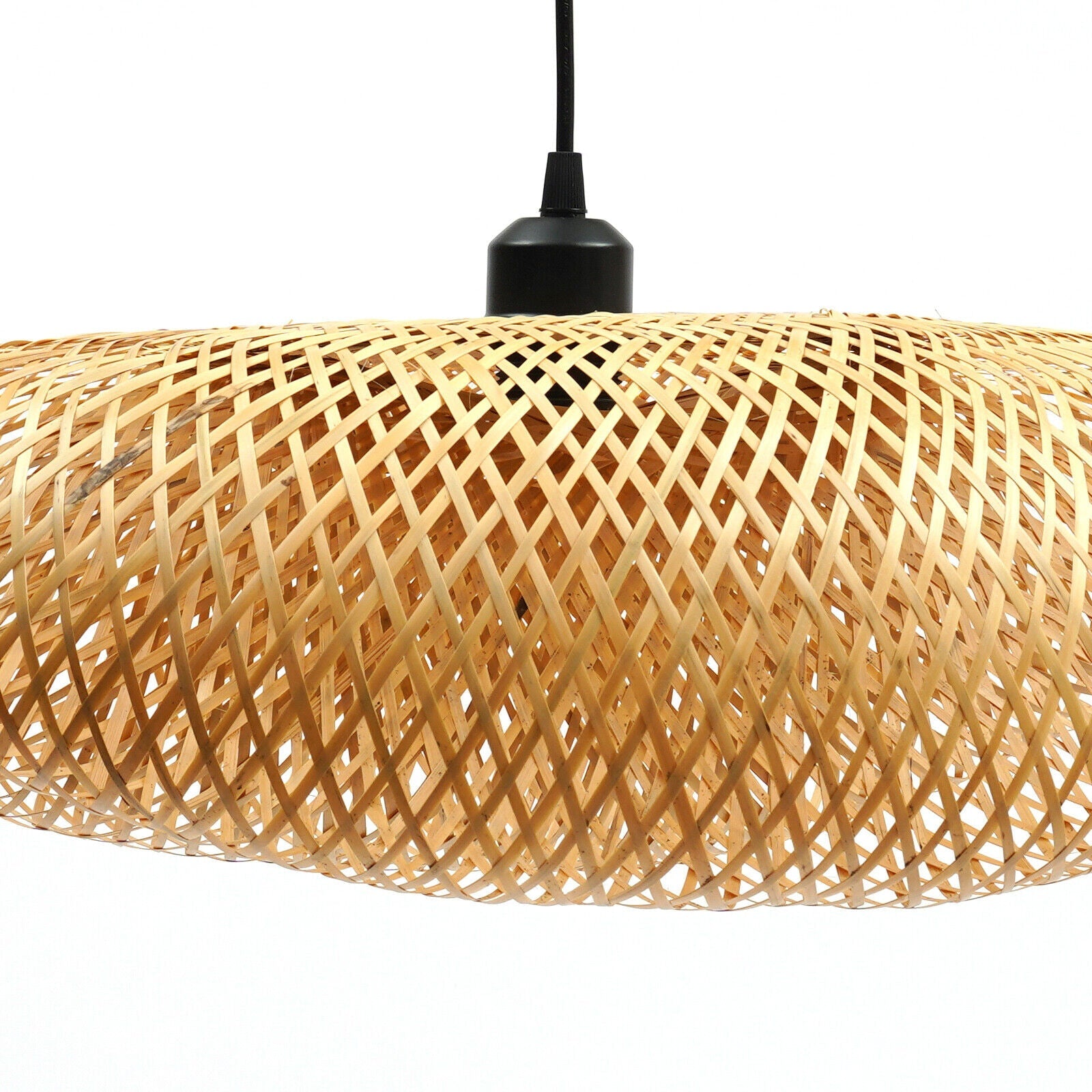 Bamboo Wicker Rattan Shade Ceiling Lamp