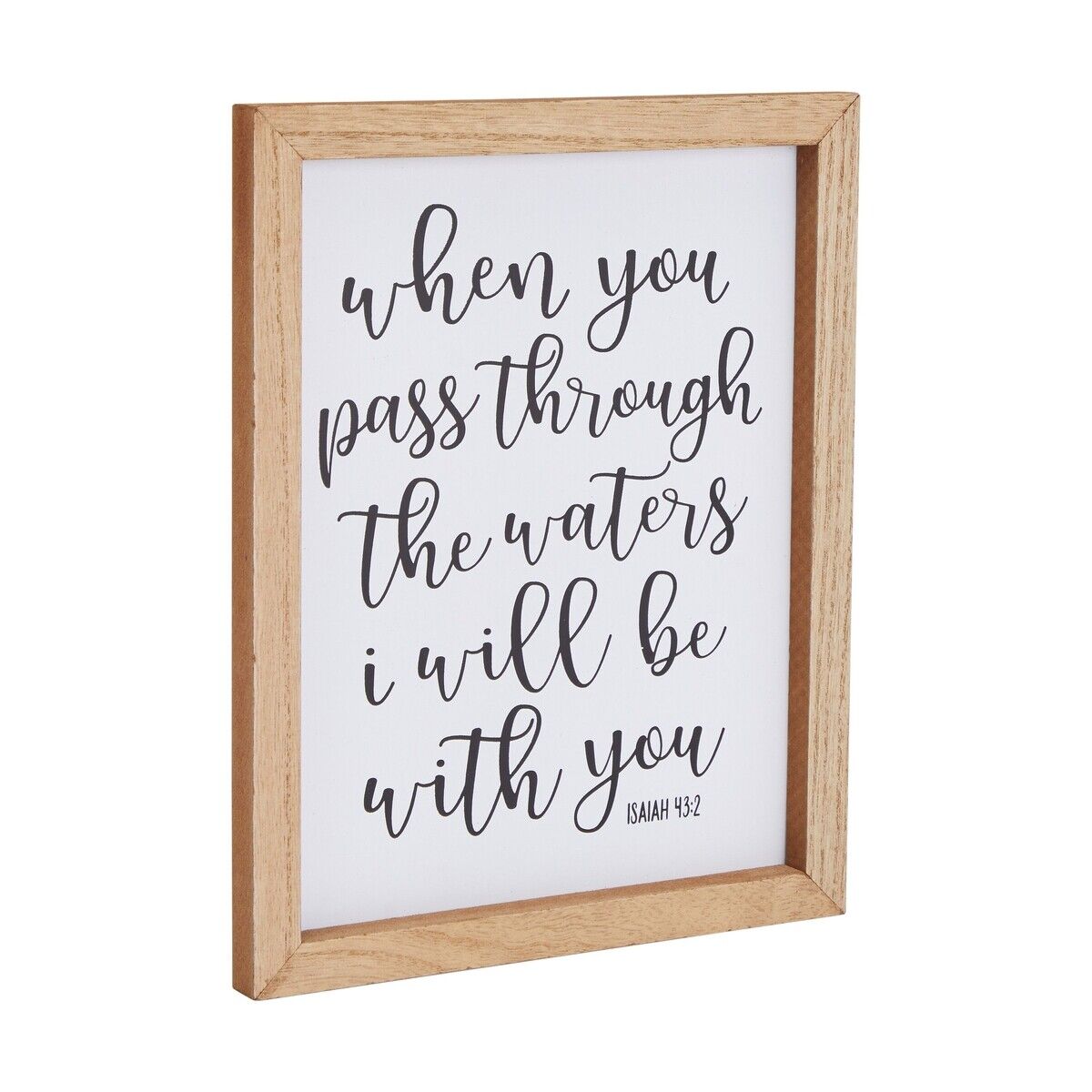 Christian Wall Decor with Bible Verses for Home 4 Pieces Set