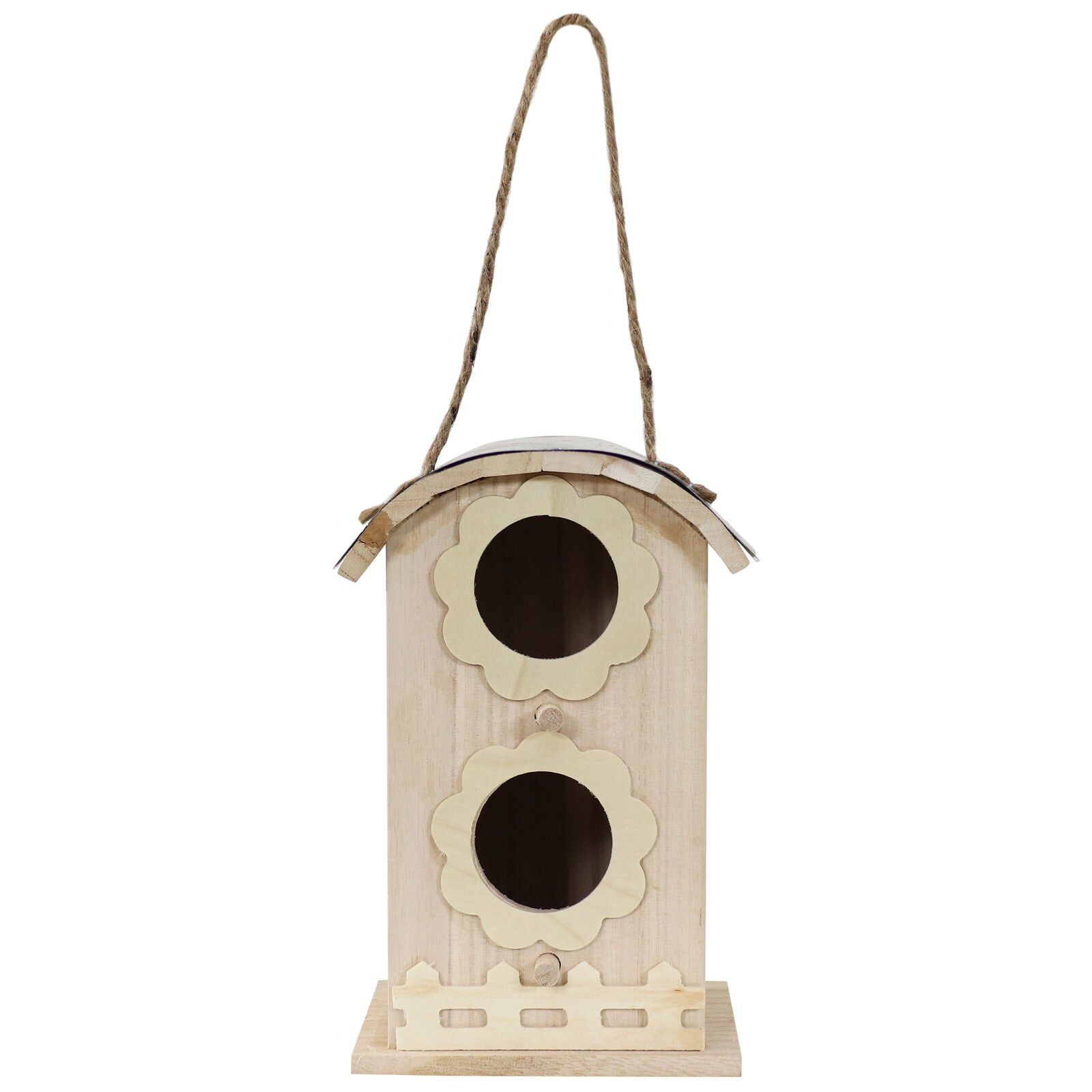 Birdhouse Hanging in 7 Inches Brown