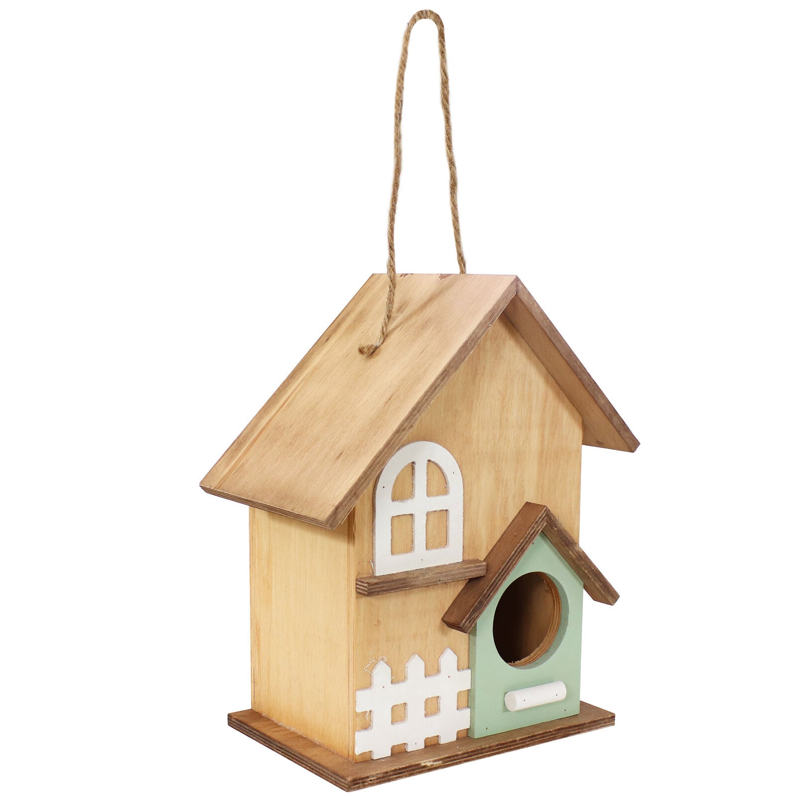 Birdhouse Hanging in 9.25 Inches Brown