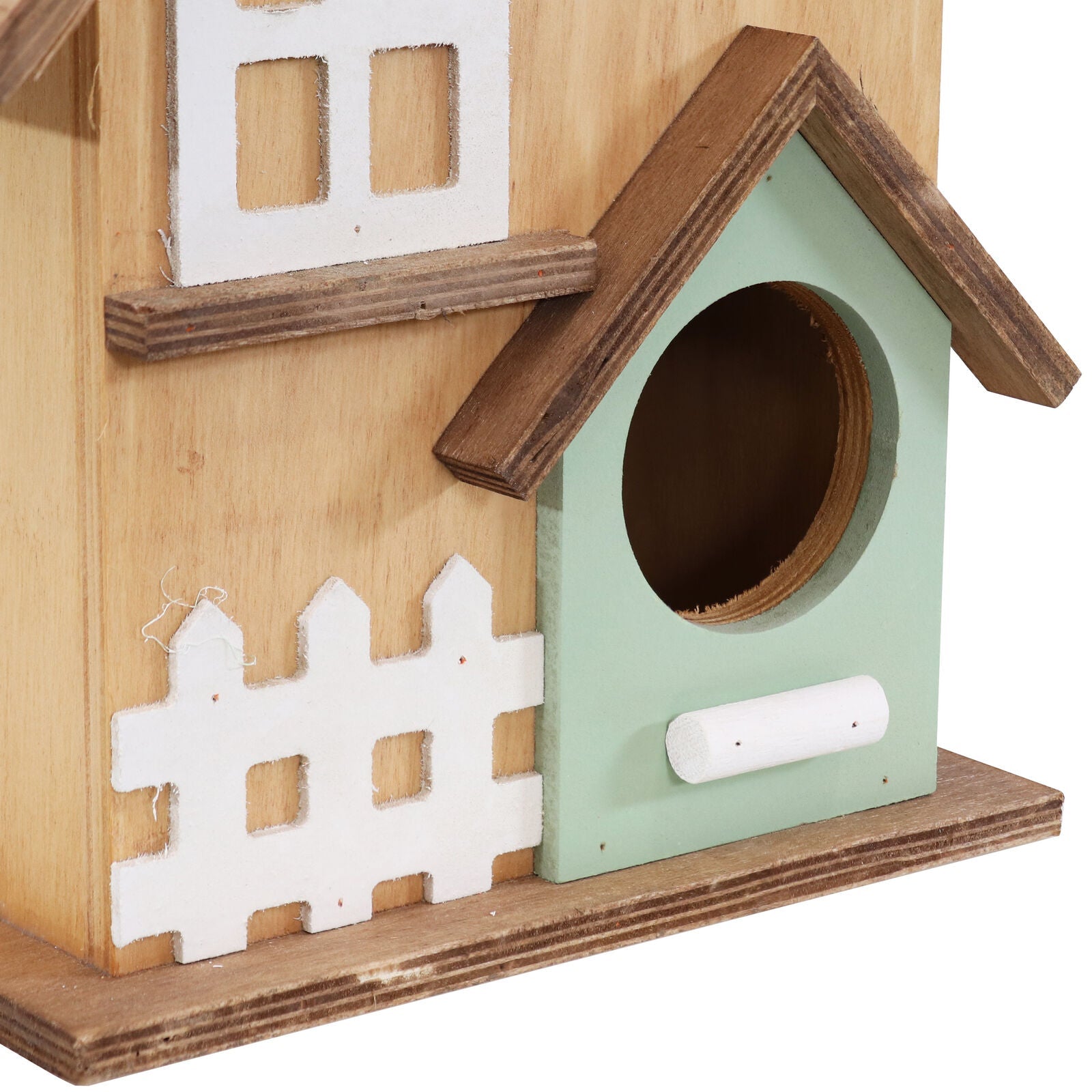 Birdhouse Hanging in 9.25 Inches Brown
