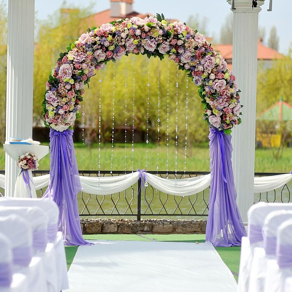 Decoration Prom Flower For Wedding in 7.9FT Green