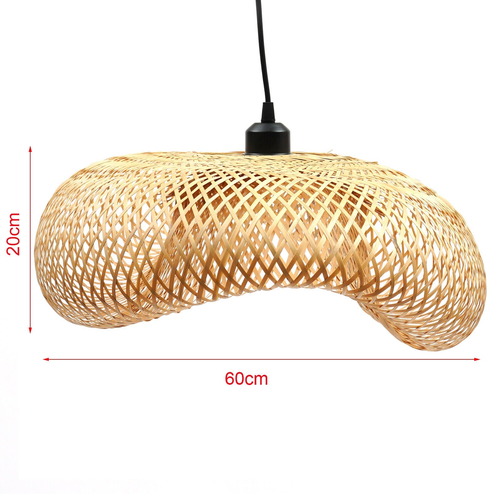 Bamboo Wicker Rattan Shade Ceiling Lamp
