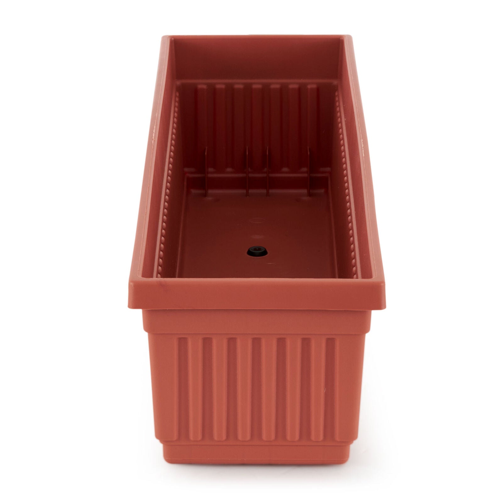 Box Flower Window Fluted Plastic - 30 Inch