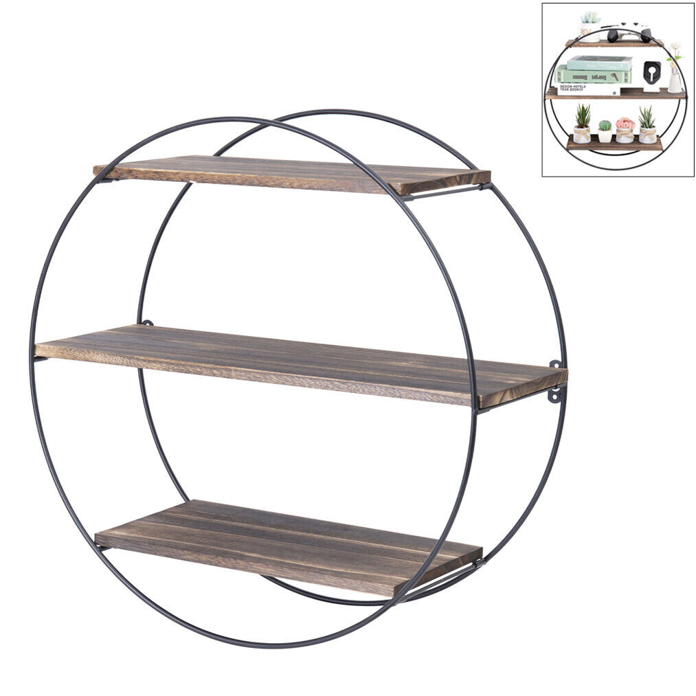 Circular Wall Mounted 3 Tier Rack