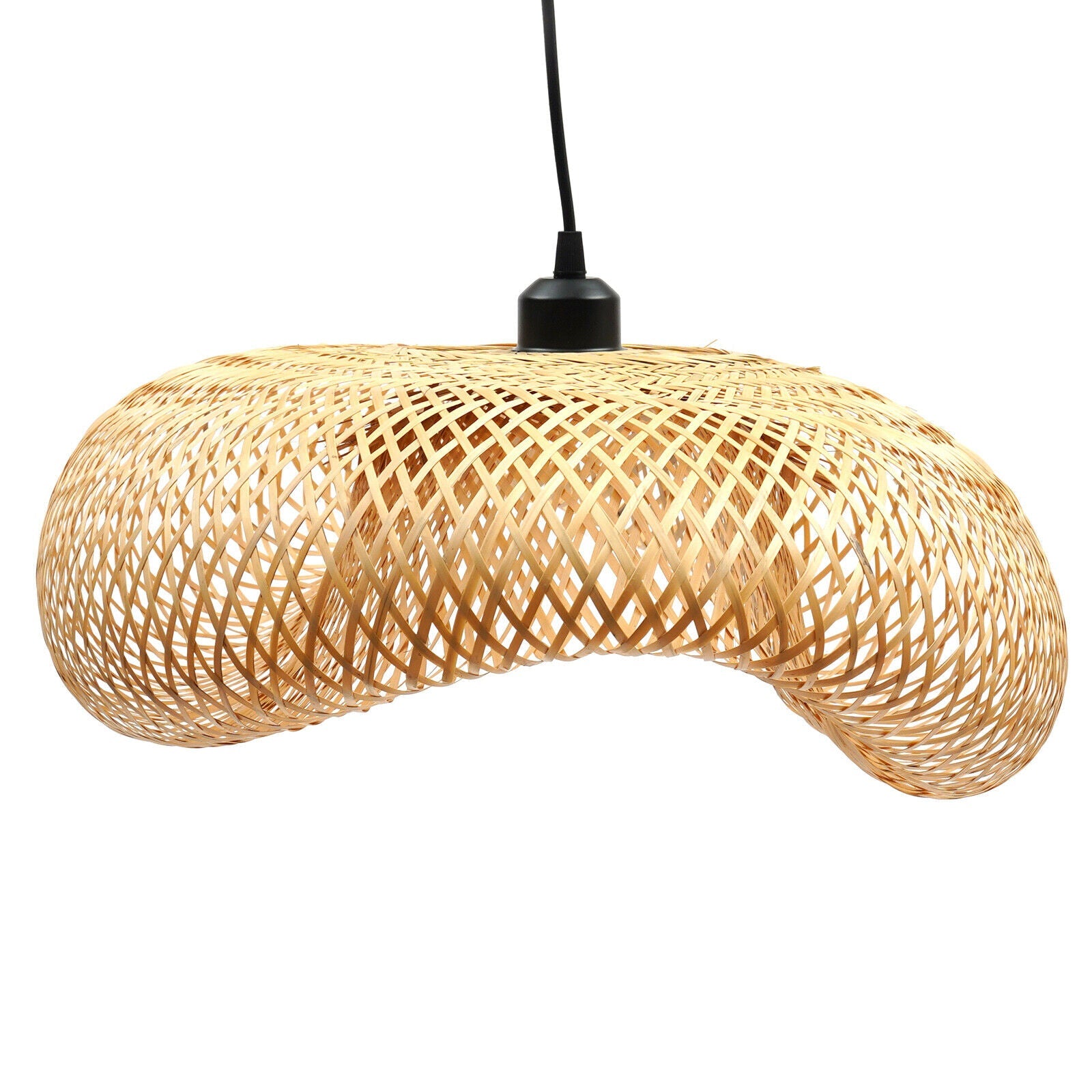 Bamboo Wicker Rattan Shade Ceiling Lamp