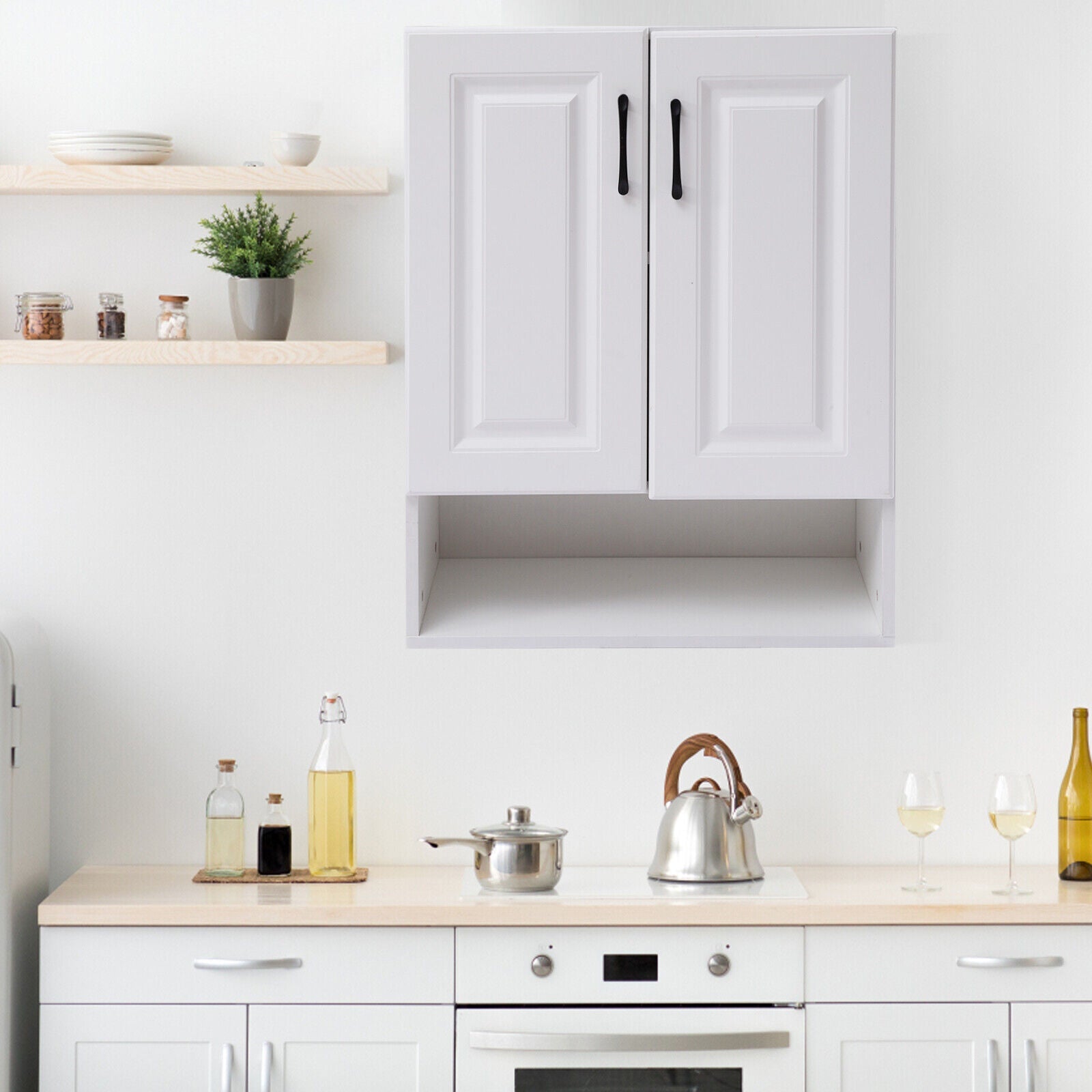 Cabinet Shelf Bath Kitchen Door Storage