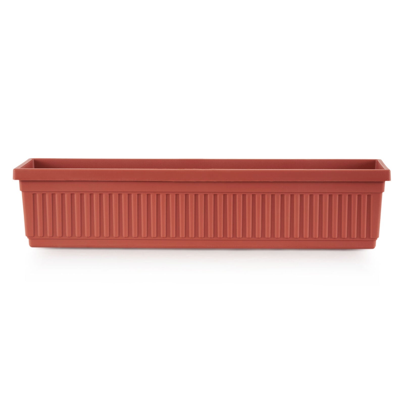 Box Flower Window Fluted Plastic - 30 Inch