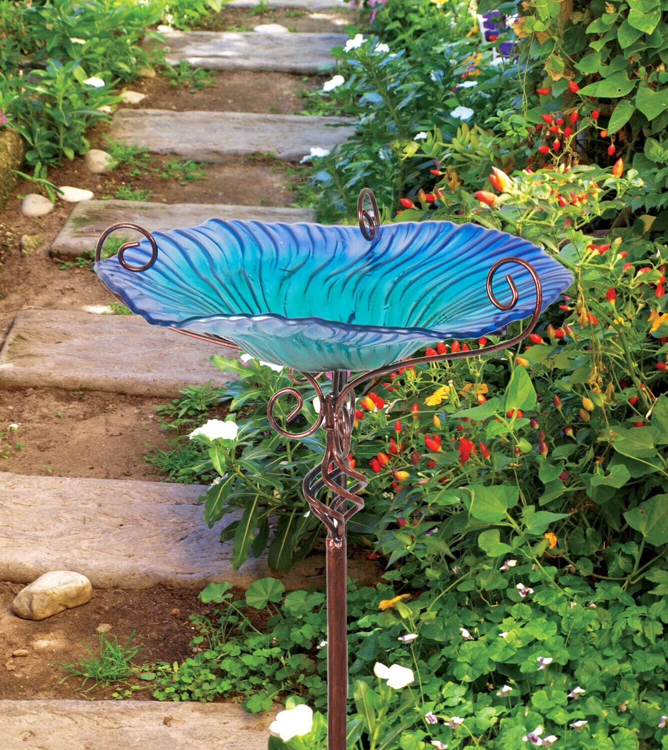 Bird Bath Feeder for Yard Garden