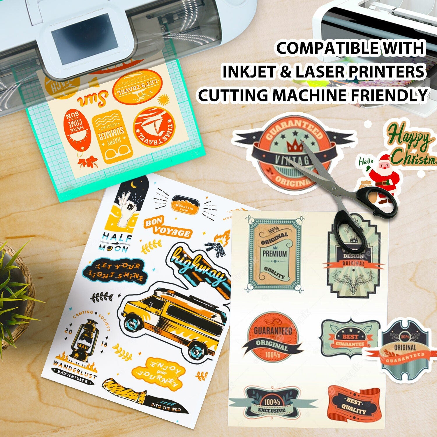 Koala Matte Sticker Paper 120 Sheets