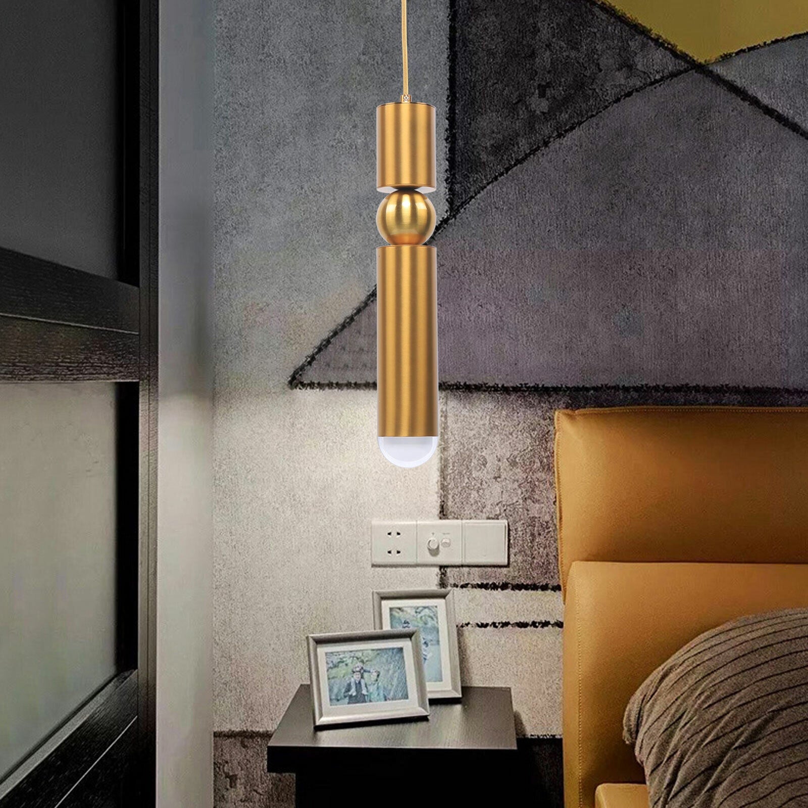Modern Brass Pendant Chandelier Ceiling Lamp