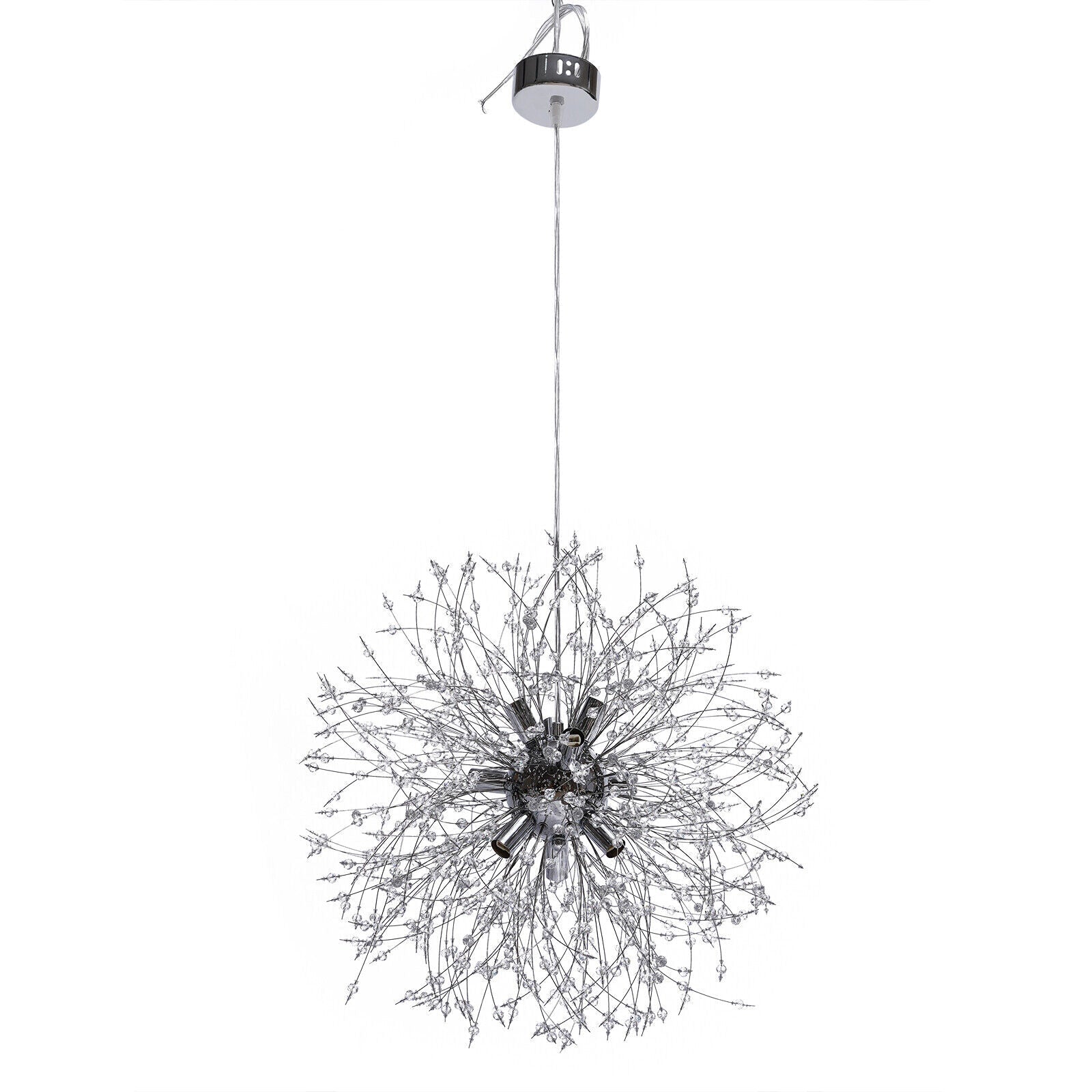 Chandelier Sputnik Fixture Modern 9 LED Ceiling Pendant Lamp 19.69 Inches