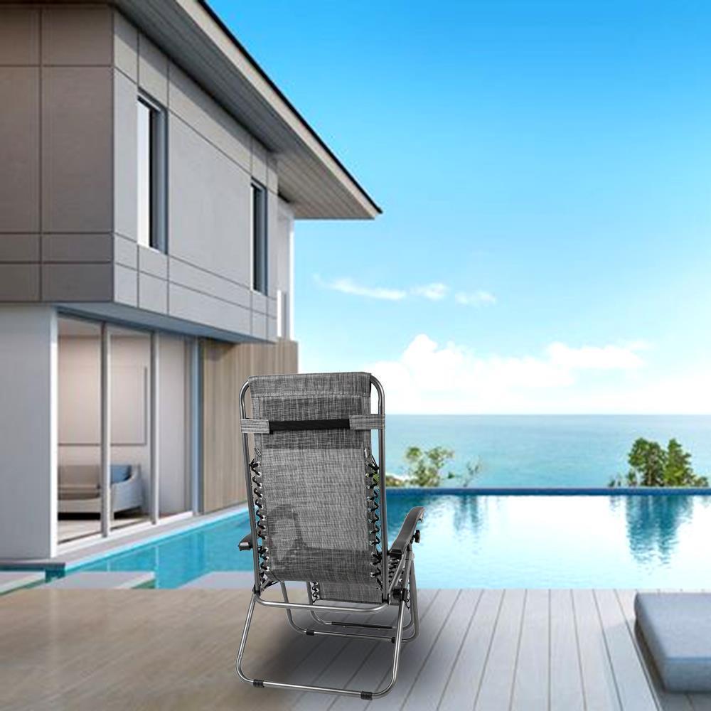 Chair Patio Chaise Lounge and Table