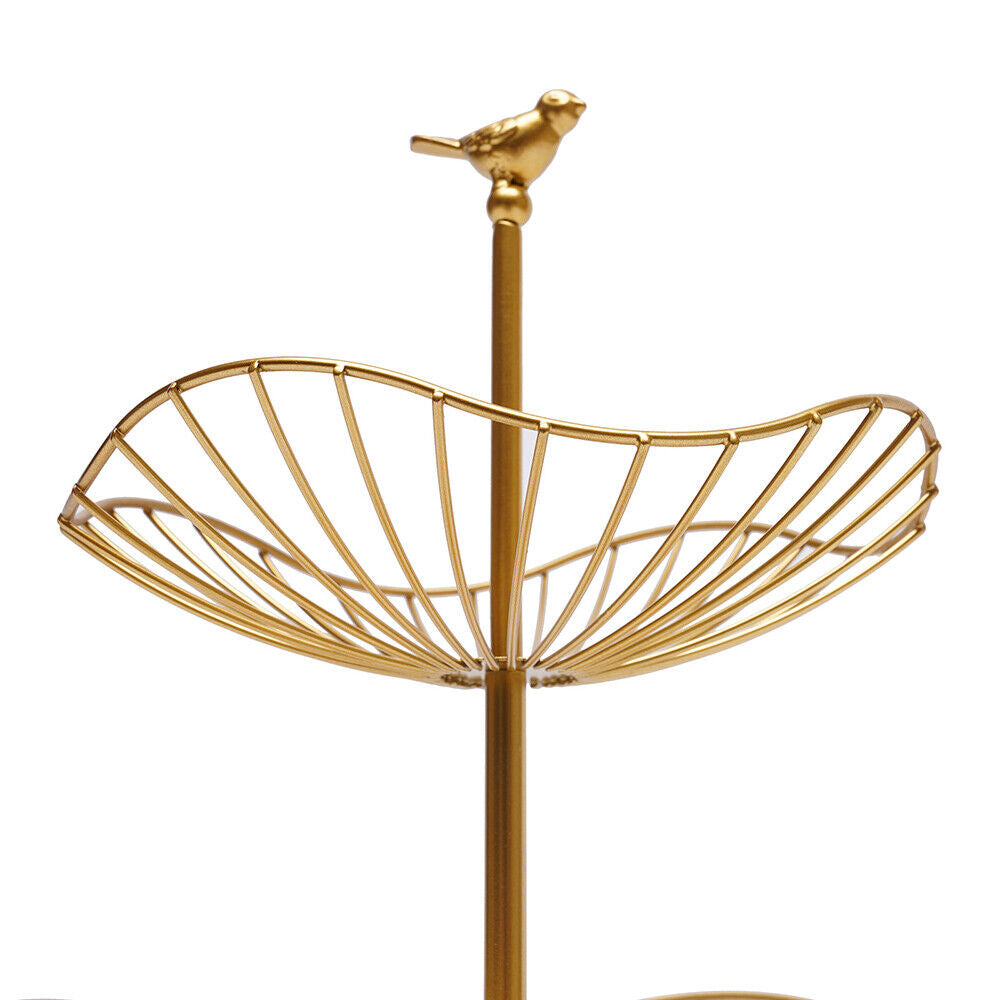 Basket Bowl Holder Stand Vegetable Storage 3 Tier