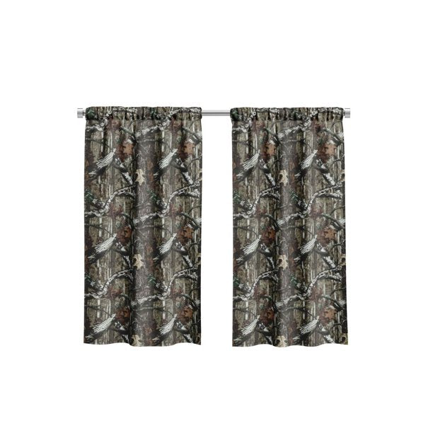 Curtain Tier Pair 29 by 36 Inch Camouflage