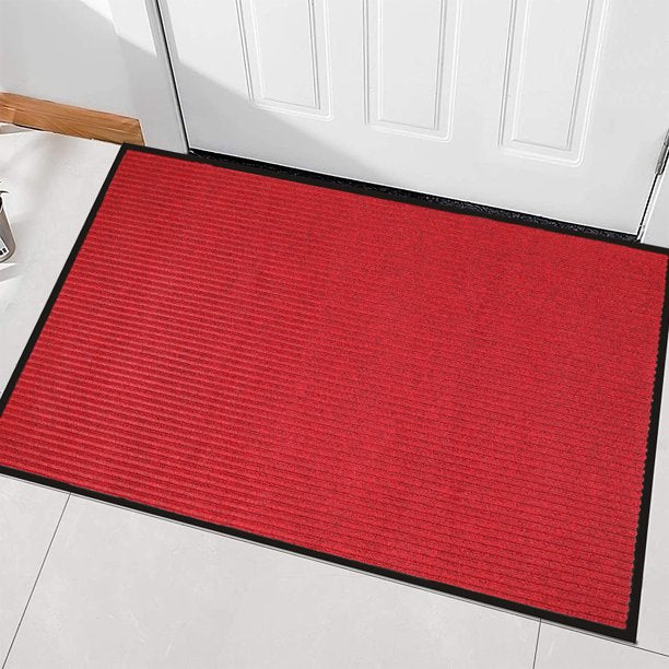 Front Doormat Entrance Red 16x24 Inches