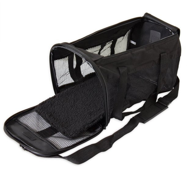 Soft Side Kennel Cab in 17x10x10 Inches Small Black