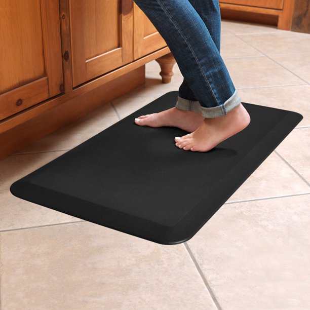 Leather Grain Floor Mat with 20x32 Inches