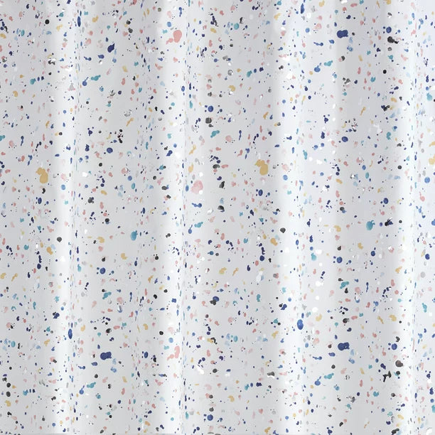 Curtain for Shower in Printed Geometric Multicolor 72x72 Inches