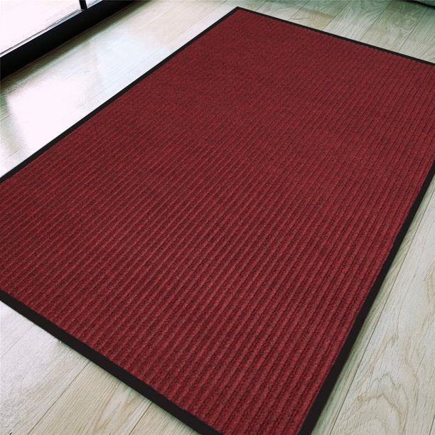 Front Doormat Entrance in Burgundy 16x24 Inches