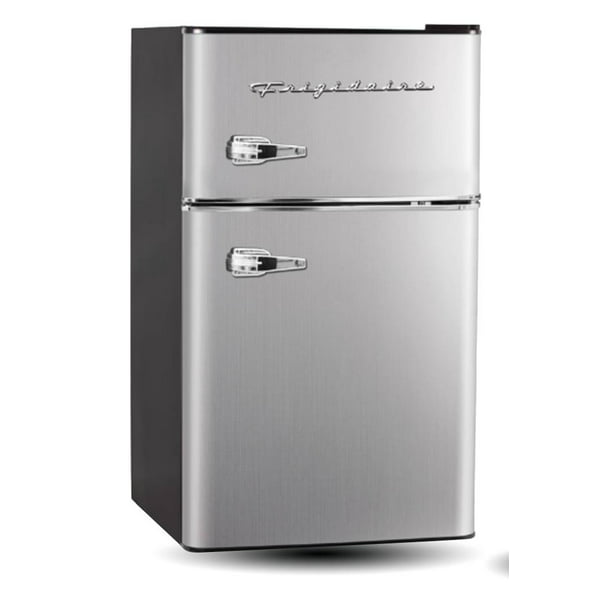 Retro Platinum Refrigerator 3.2 Cubic Foot Platinum