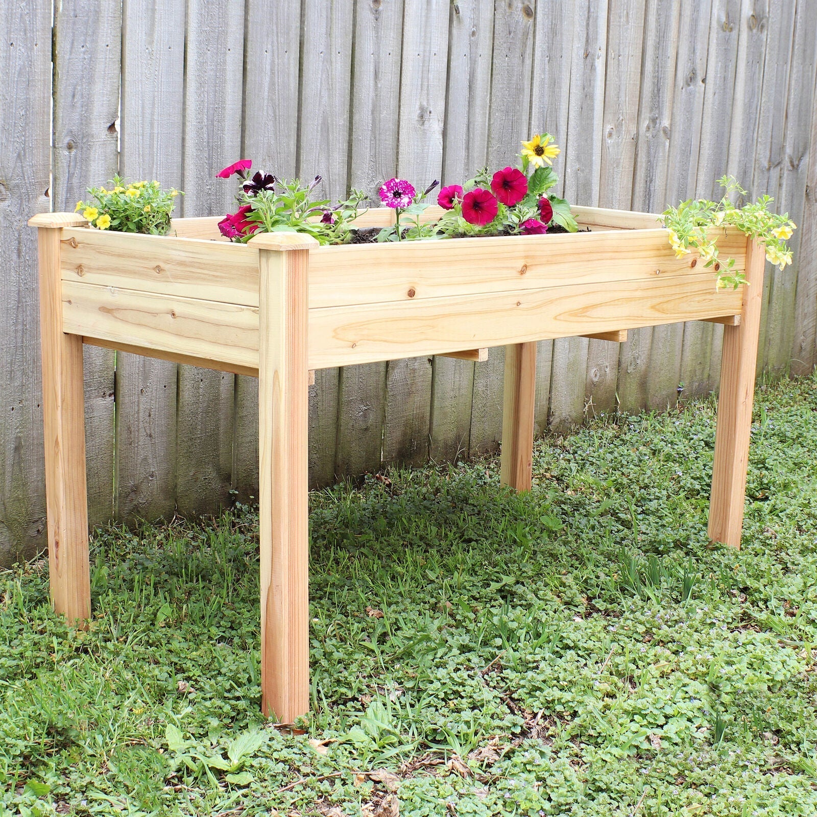 Wooden Planter Box in 27.5 Inches