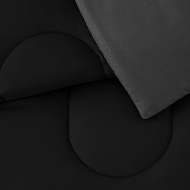 Black Comforter Set With Sheets Full 8 Piece