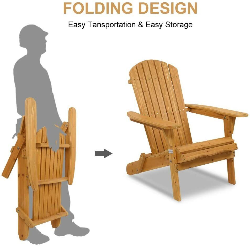 Adirondack Chair Folding 4 Pieces