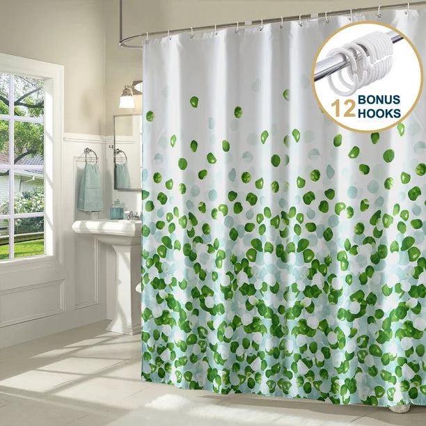 Curtain for Shower in Green 72x72 Inches