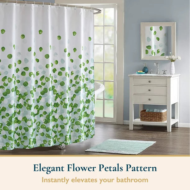 Curtain for Shower in Green 72x72 Inches