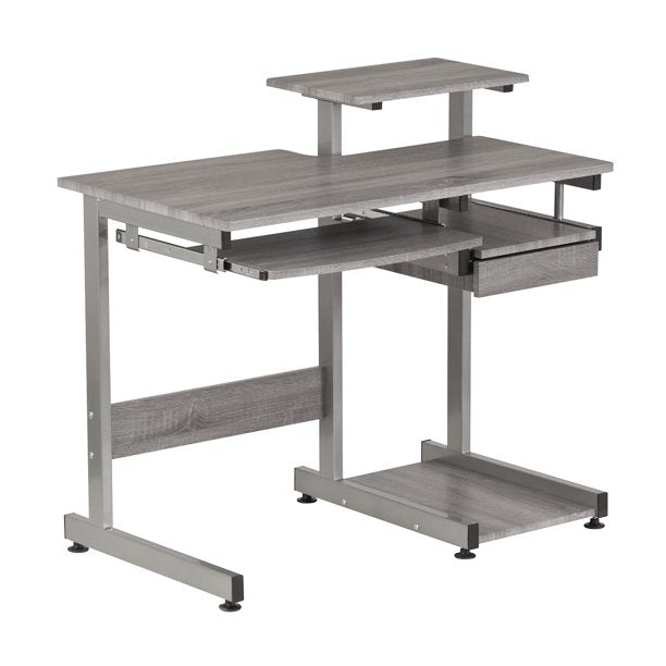Complete Workstation Desk in Grey