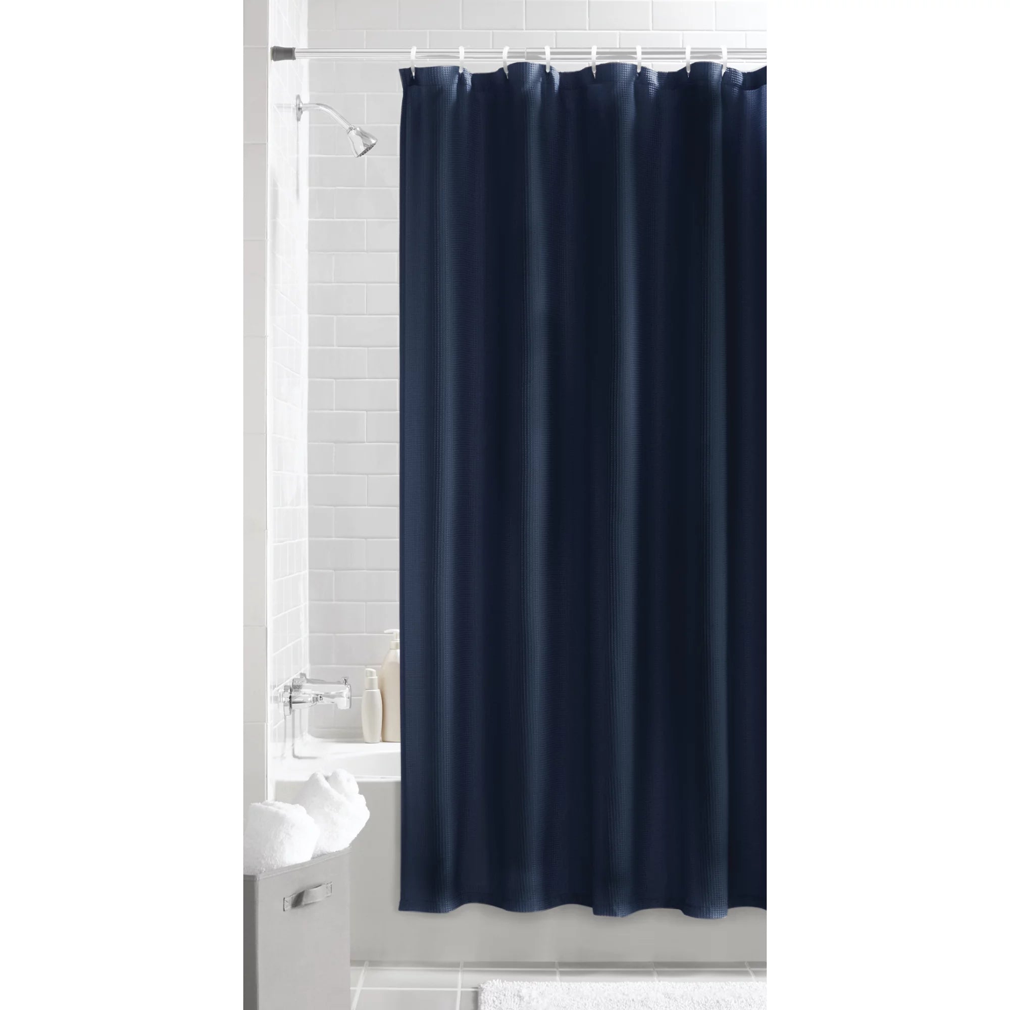 Curtain for Shower in Blue 70x72 Inches