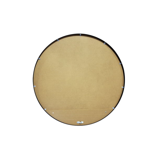 Mirror Round Wall 32 Inches Dimension in Black