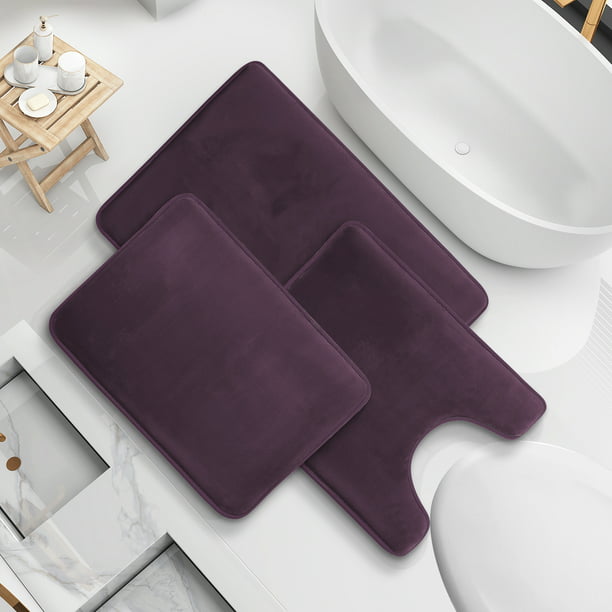 Rugs Mat Bathroom Purple 32x20 Inches