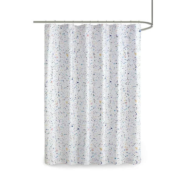 Curtain for Shower in Printed Geometric Multicolor 72x72 Inches