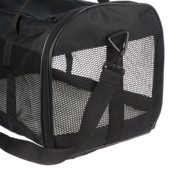 Soft Sided Dog Kennel Cab Medium Black Up To 15lbs