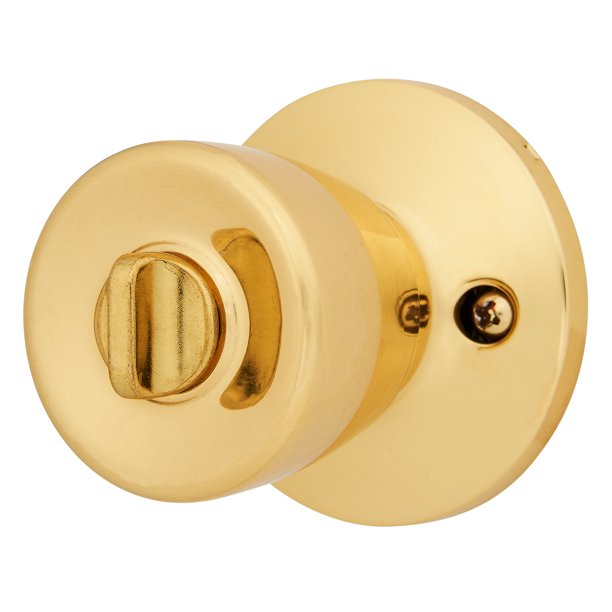 Brinks Doorknob in Polished Brass Finish