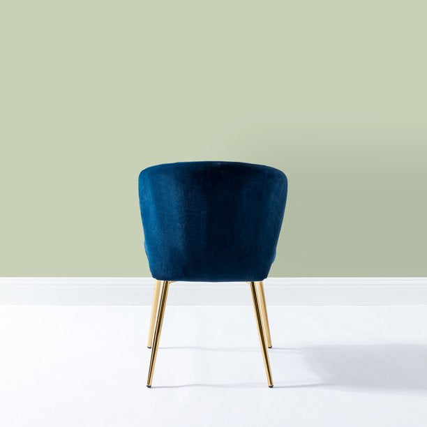 Chair Karat Home Luna Wingback in Blue