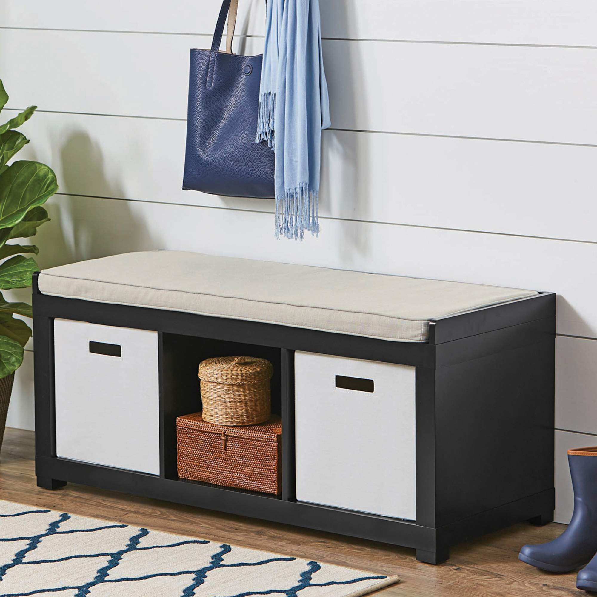 Storage Bench 3 Cube in Black