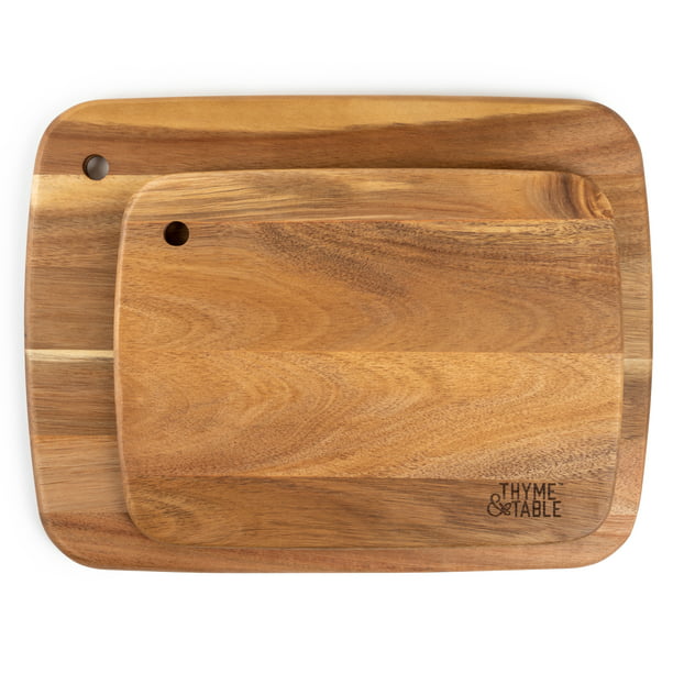 Acacia Wood Cutting Board 2 Pieces