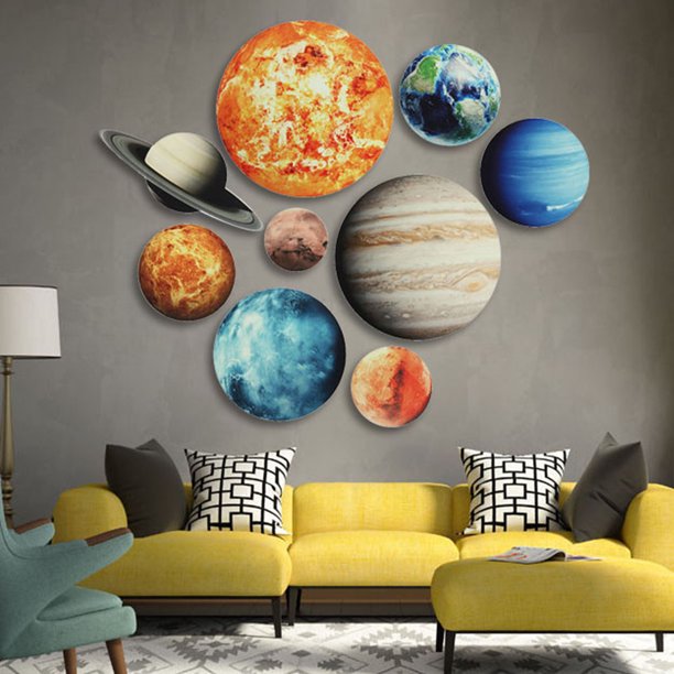 Solar System Planets Wall Stickers