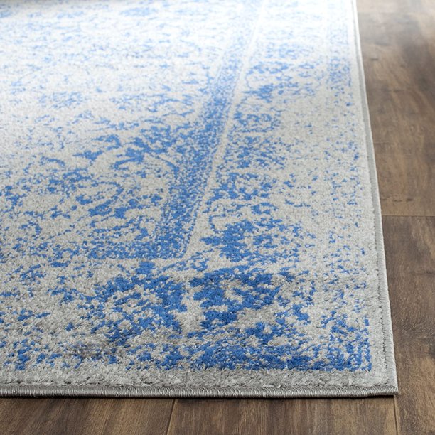 Area Rugs for Bedroom Grey and Blue