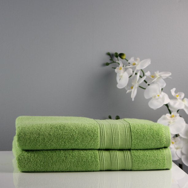 Bath Towel Set Green