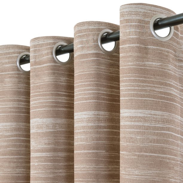 Taupe Room Darkening Curtains 52x63inch