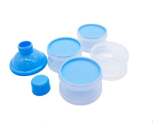 Baby Formula Milk Powder Dispenser 4 Layers 2 Pieces