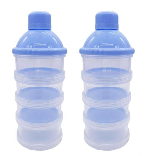 Baby Formula Milk Powder Dispenser 4 Layers 2 Pieces