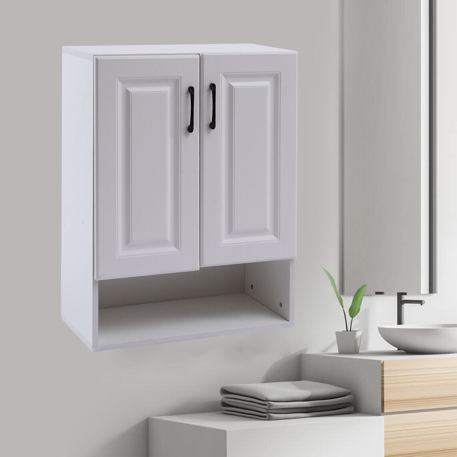Cabinet Shelf Bath Kitchen Door Storage