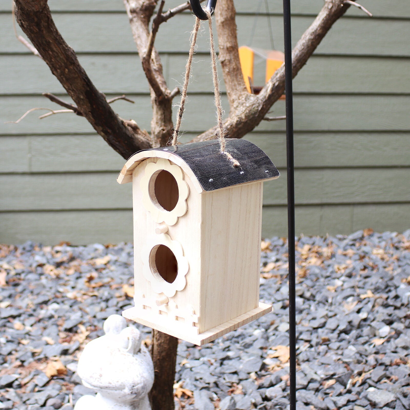 Birdhouse Hanging in 7 Inches Brown