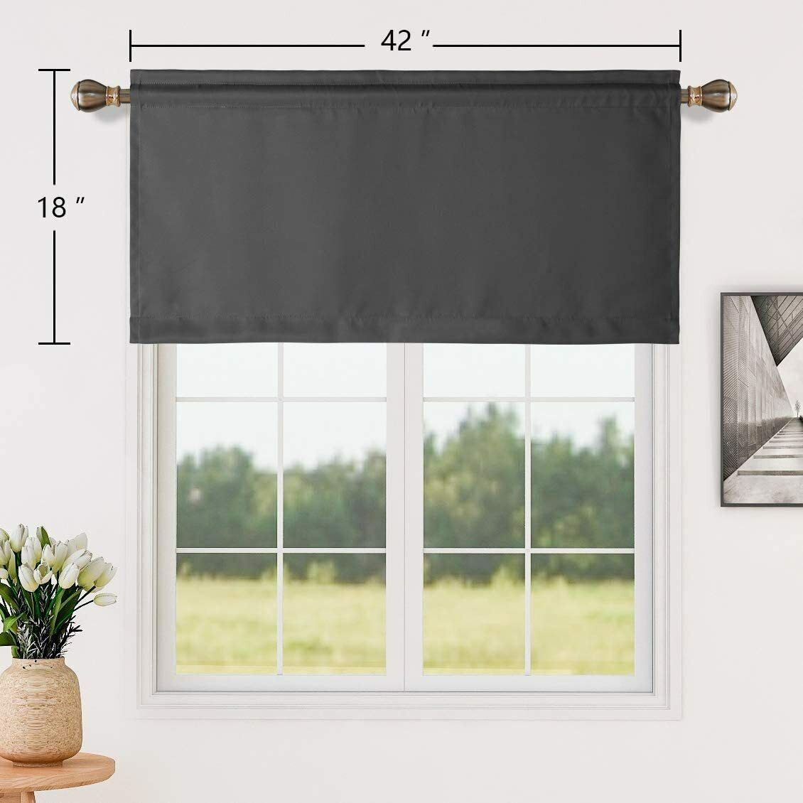 Curtains 1 Panel Blackout in Grey