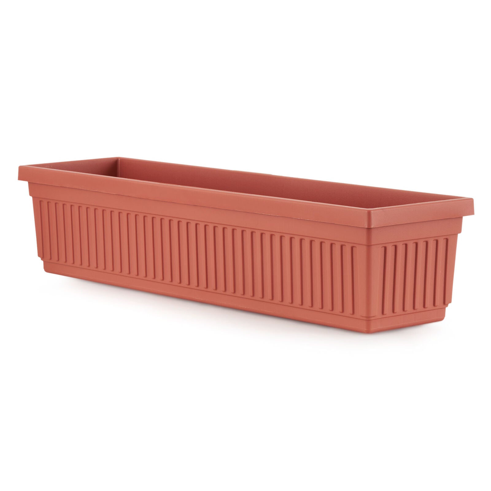 Box Flower Window Fluted Plastic - 30 Inch